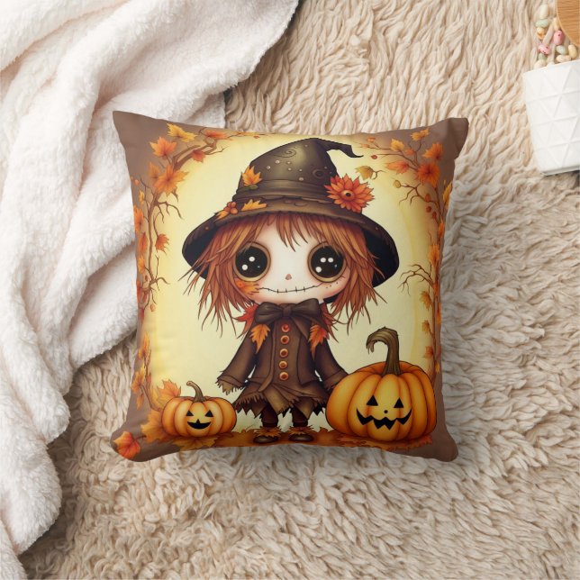 Halloween Scarecrow 1 Kissen (Decke)