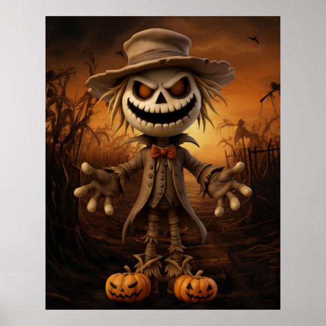 Halloween Scarecrow Poster (Vorne)