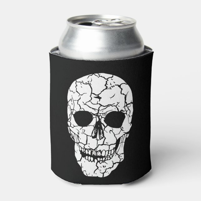 Halloween-Schädel Dosenkühler (Kanne Vorderseite)