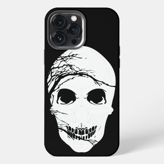 Halloween-Schädel iPhone 13 Pro Max Hülle (Rückseite)