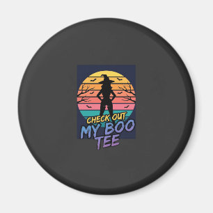 Halloween Schau Dir Mein Boo T-Shirt Design_1 Magnet