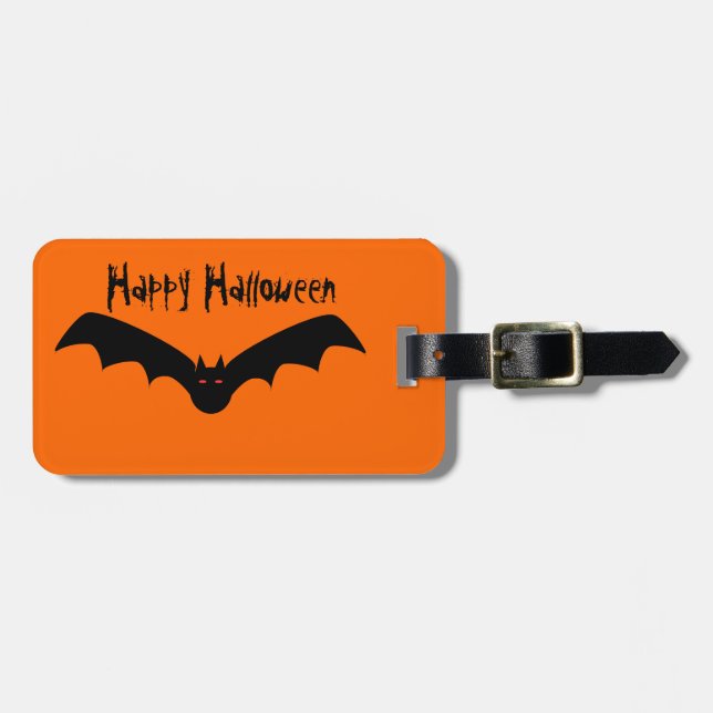 Halloween-Schläger-Gepäckanhänger Gepäckanhänger (Vorderseite horizontal)