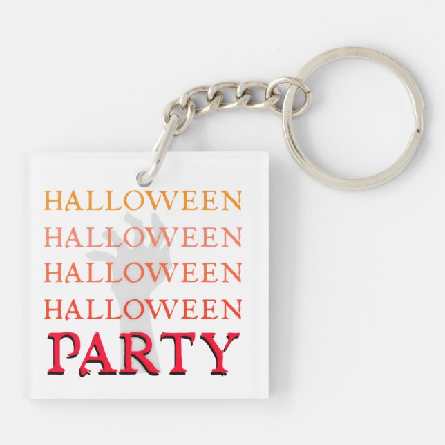 halloween schlüsselanhänger (Rückseite)