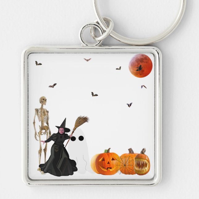 Halloween-Schlüsselanhänger Schlüsselanhänger (Vorne)