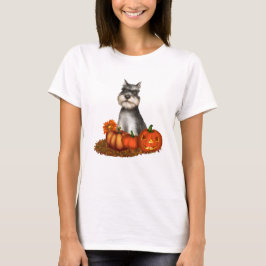 Halloween Schnauzer T - Shirt