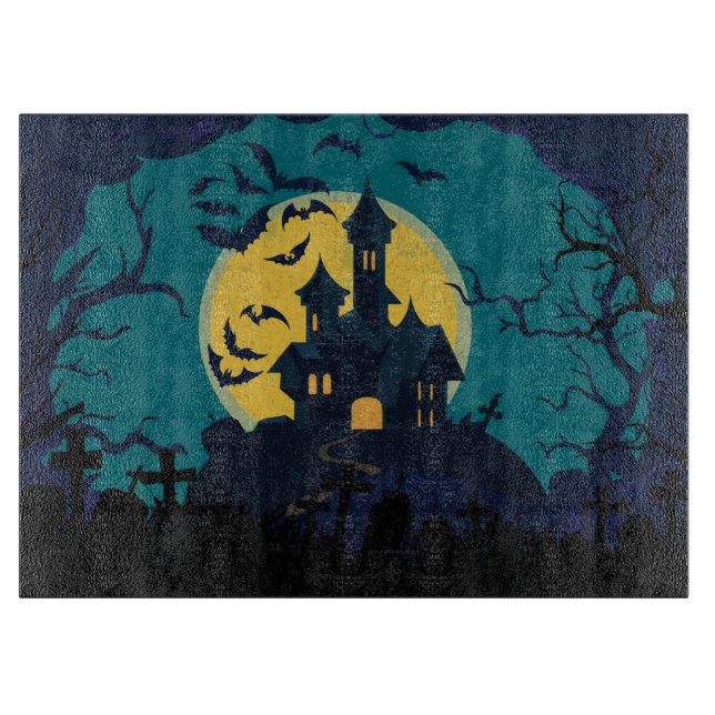 Halloween Schneidebrett (Vorderseite)