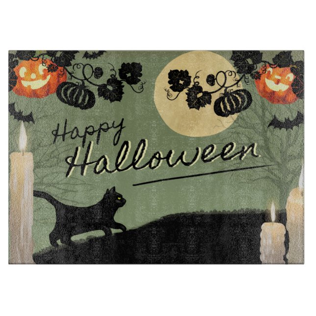 Halloween Schneidebrett (Vorderseite)