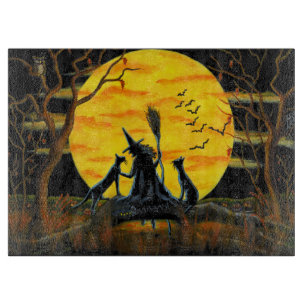 Halloween-Schneidebrett, Geduld, Halloween nähert Schneidebrett