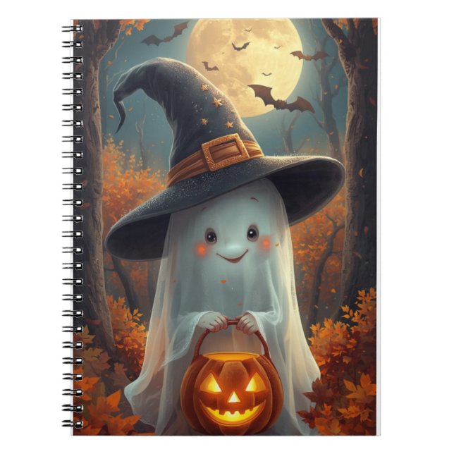 Halloween School Notebook - Spookokback Back to Sc Notizblock (Vorderseite)