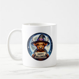 Halloween Schotse Hooglander Kaffeetasse