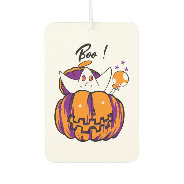 Halloween Schreck                         Autolufterfrischer (Vorderseite)