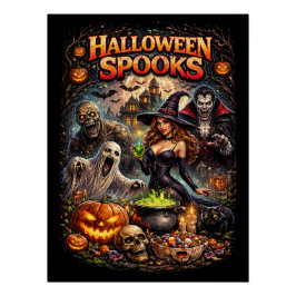 Halloween-Schrecken Poster