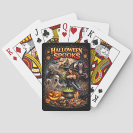 Halloween-Schrecken Spielkarten