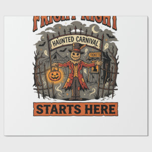Halloween-Schreckensnacht-Festival Geschenkpapier