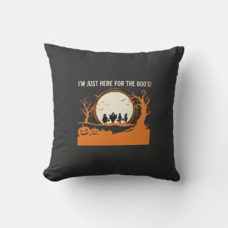 Halloween-Schreckgespenst-Silhouette Kissen