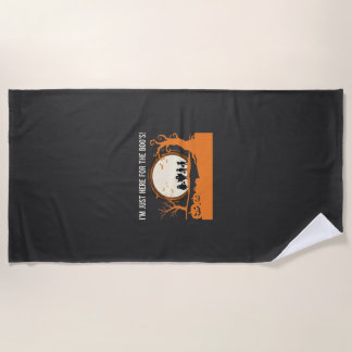 Halloween-Schreckgespenst-Silhouette Strandtuch