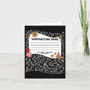 Halloween-Schreibheft Notizbuch Lustiger Lehrer Karte