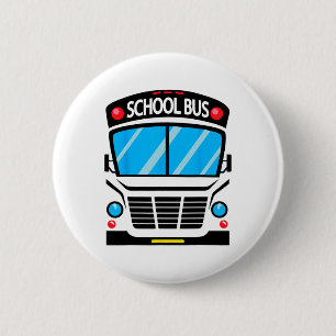 Halloween-Schulbuskostüm für Erwachsene und Kinder Button