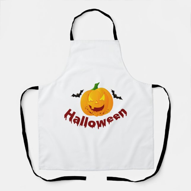 Halloween Schürze (Vorderseite)