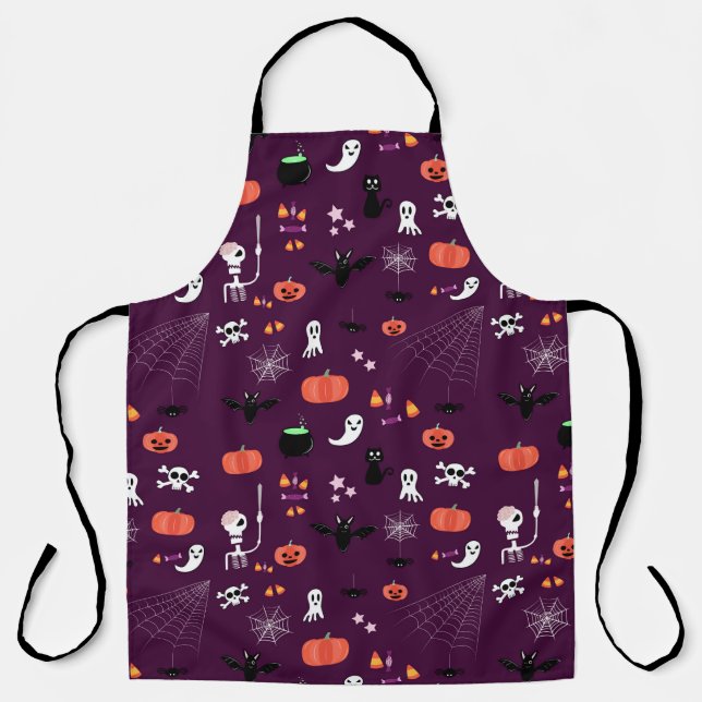 Halloween Schürze (Vorderseite)