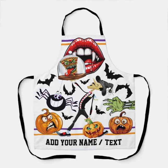 HALLOWEEN-SCHÜRZE-Überdruck-Schürze Schürze (Vorderseite)