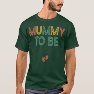 Halloween-Schwangere als Retro T-Shirt