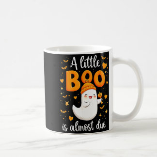 Halloween-Schwangerschaftsankündigung Ein kleiner  Kaffeetasse