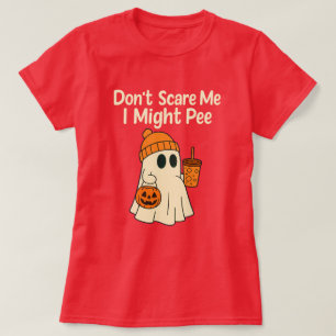 Halloween-Schwangerschaftsankündigung Erschrecke m T-Shirt