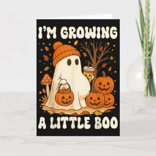 Halloween Schwangerschaftsankündigung Ich Wachse E Karte