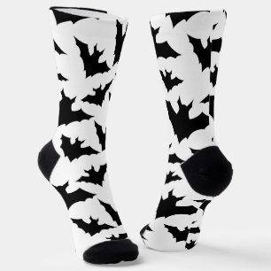 Halloween-Schwarz-Fledermäuse-coole Gaumenmuster Socken