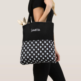 Halloween Schwarz / Niedlich Weiß Geistername Tasche