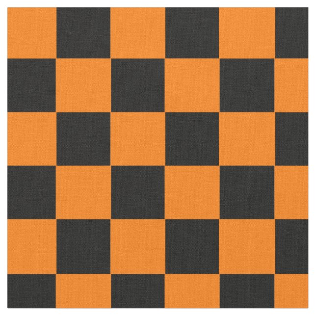 Halloween Schwarz Prüfmuster Stoff (Nahaufnahme)