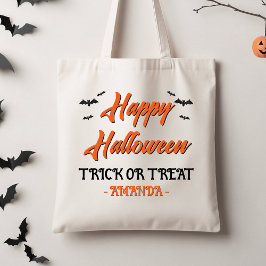 Halloween-Schwarzbats-Trick oder Tasche der Behand