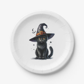 HALLOWEEN SCHWARZE CAT-TELLER PAPPTELLER