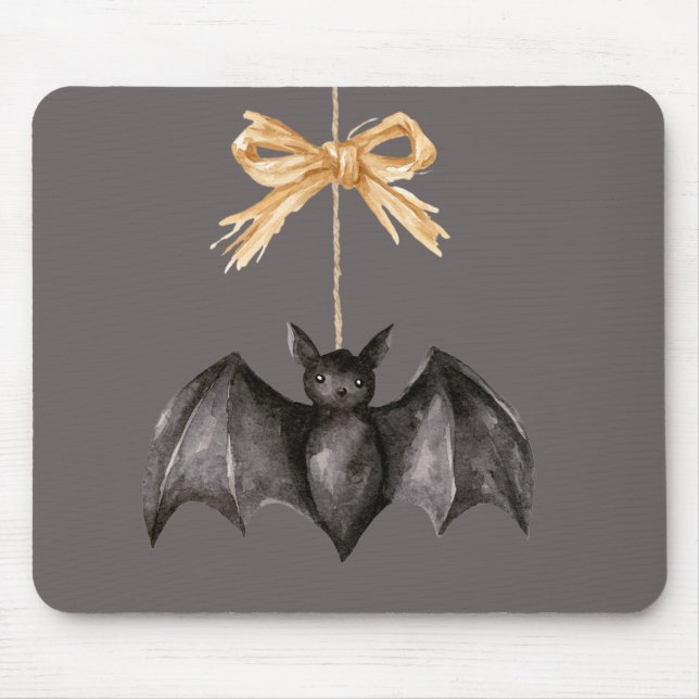 Halloween schwarze Fledermaus Mousepad (Vorne)