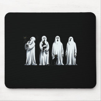 Halloween schwarze Katze Geist Gruselige Jahreszei Mousepad