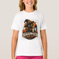 Halloween schwarze Katze Hexe gute Vibes spooky Sa