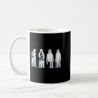 Halloween schwarze Katzengeist Gruselsaison Katzen Kaffeetasse