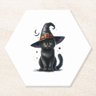 HALLOWEEN SCHWARZKATZE-UNTERSETZER UNTERSETZER
