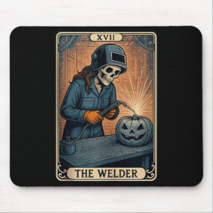 Halloween-Schweißer-Totenkopf-Kürbis-Geschenk für  Mousepad