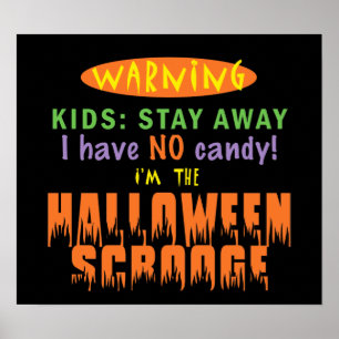 HALLOWEEN SCROOGE POSTER