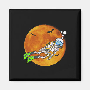 Halloween Scuba Diver Magnet