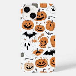Halloween Seamless Pattern Tapestory Spooky & Fun Case-Mate iPhone 14 Hülle