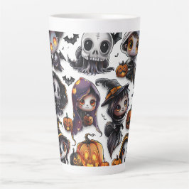 Halloween Series Digital Art Latte Tasse