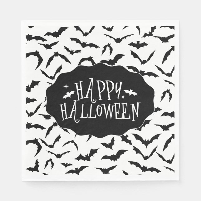 Halloween  serviette (Vorderseite)