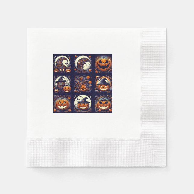 Halloween Serviette (Vorderseite)
