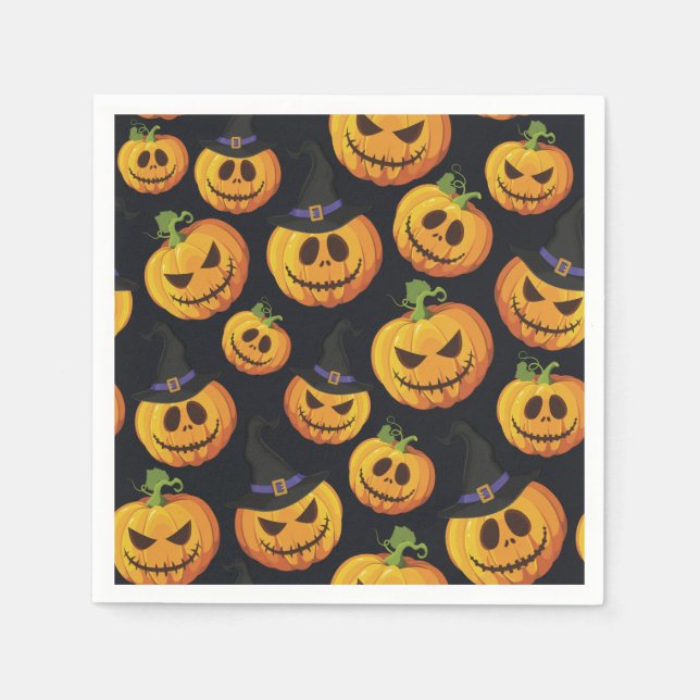 Halloween Serviette (Vorderseite)
