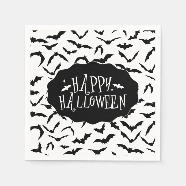 Halloween  serviette (Vorderseite)