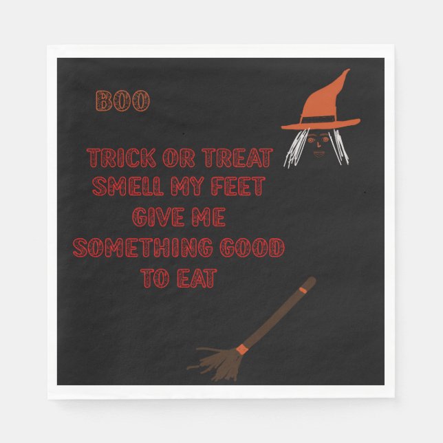 Halloween Serviette (Vorderseite)