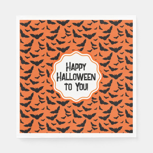 Halloween Serviette (Vorderseite)